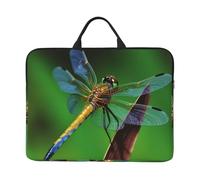Dragonfly Laptop Case Sleeve 14 inch Shockproof Protective Notebook Case Travel Laptop Bag with Handle Waterproof Computer Cover Briefcase Handbags for Men Women