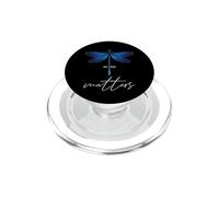 Dragonfly Mind Matters Mental Health Mindset Dragonfly PopSockets PopGrip for MagSafe