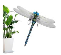 Dragonfly Model - Decorative Flying Simulation Figure, Natural Motion Inspired Deterring Device, Hanging Garden Visual Protector System, Lightweight Outdoor Ornament