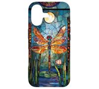 Dragonfly Moon Pond Art for Nature and Gardening Lovers Case for iPhone 17