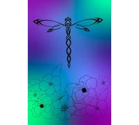 Dragonfly notebook: Blue and purple theme