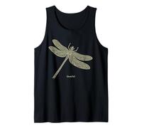 Dragonfly Odonata Nature Spirit Vintage Art Tank Top