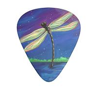 Dragonfly Painting Guitar Picks 12-Pack, Guitars Accessories For Men Women Professional Guitarist, Musicians And Beginner