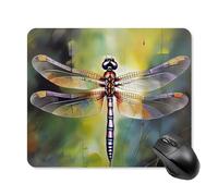 Dragonfly Painting Mouse Pad Square Laptop Mouse Mat Cute Computer Mousepad Keyboard Pad Non-Slip Desk Pads for Gaming Office Work Home 25 * 30cm