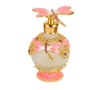 Dragonfly Perfume Bottle Elegant And Beautiful Sturdy And Durable Dragonfly Decorative Glass Perfume Bottle Eco-friendly pink