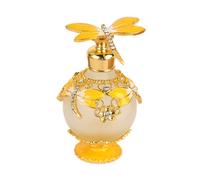 Dragonfly Perfume Bottle Elegant And Beautiful Sturdy And Durable Dragonfly Decorative Glass Perfume Bottle Eco-friendly yellow