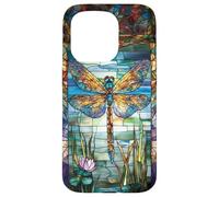 Dragonfly Pond Art Nature Lovers Gardening Theme Case for iPhone 15 Pro