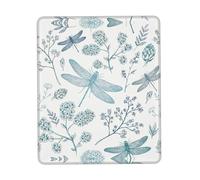 Dragonfly Print Vertical Office Desk Mat, Machine and Hand Washable for Home/Gaming/Writing