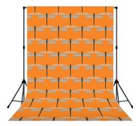 Dragonfly Printed Professional Photo Drapes, Matte Polyester Background, Wedding Party Studio Banner