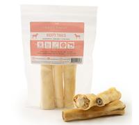 Dragonfly Products | Natural Beefy Tails | Long-Lasting, Grain-Free Beef Treats | Healthy, High Protein Chews for Dental Health | 100% Natural Beef - 3 pack