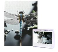 Dragonfly Puzzle for Adults 500 Pieces Personalized Jigsaw Puzzles from Photos, Challenging Puzzle Perfect for Game Nights, Wooden Puzzles Gift for Holiday Birthday