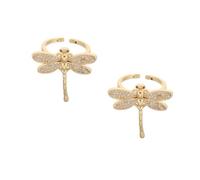 Dragonfly Ring Rings for The Ring Open Engagement Ring Open Band Ring Fingerringe Christian Rings for Women Cubic Zirconia Rings for Women Open Statement Ring en