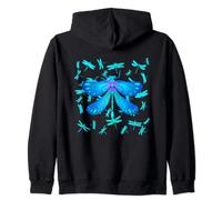 Dragonfly Spiritual Inspirational Quote Dragonflies Womens Zip Hoodie