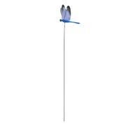 Dragonfly Stakes, Garden Decorative Dragonflies on Sticks, Artificial 3D Ornaments Outdoor, Fairy Garden Accessories, Ornament for Yard Lawn,Decor Outdoor, Party Decorations (Random) (Blue, 1 pc)