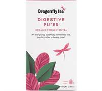 Dragonfly Tea Dragonfly Digestive Pu'er Organic Fermented Tea 20 bag
