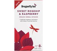Dragonfly Tea Dragonfly Sweet Rosehip & Raspberry Organic Herbal Tea 20 bag