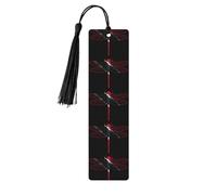 Dragonfly Trinidad and Tobagoan Flag Valentine's Day Gift Bookmark Couple