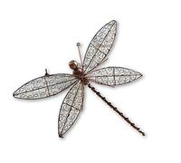 Dragonfly Wall Art Extra Large Metal Dragonfly in Copper Wire - Wingspan 60cm