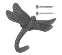 Dragonfly Wall Hook Home Wall Hook, Cast Iron Black Coat Hooks Wall Mounted | Key Hanging Hook, Vintage Dragonfly Hook, Decorative Hooks for Hanging, Bathroom Entryway Use Random Color