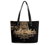 Dragonfly Watercolor Painting Tote Bag Large Soft Leather Purse with Zipper Lightweight Ladies Shoulder Handbag