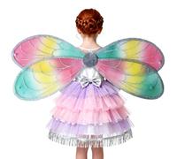 Dragonfly Wings - 73cm Fairy Wings Costumes Polyester Role Play Costume Wings Cosplay Accessories | Polyester Carnival Wings with Elastic Bands Masquerade Party Fancy Dress for Kids and Adults