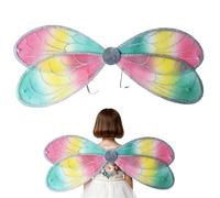 Dragonfly Wings Costume, Elastic Adjustable Cosplay Accessories, Lightweight, Reusable Transparent Wings for Women and Girls, Ideal for Halloween Party Masquerade Role Play