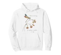 Dragonfly with Famous Quote Ancient Chinese Legend Lao Tzu Pullover Hoodie