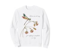 Dragonfly with Famous Quote Ancient Chinese Legend Lao Tzu Sweatshirt