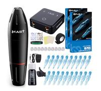 Dragonhawk Mast Pen Rotary Tattoo Machine Power Supply Extreme Cartridges Foot Pedal Gift Box 1013-10