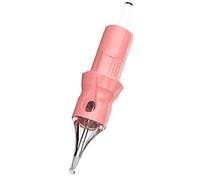 Dragonhawk Tattoo Cartridge Needles, 50pcs Professional Disposable Tattoo Needles 0.35mm 5RL 7RL 5RM 15RM Various Sizes for Lining, Shading, Dyeing Compatible with Tattoo Gun