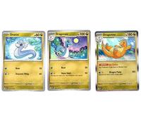 Dragonite 149/165 - Dragonair Dratini - Pokemon 151 - Evolution Card Set - Holo Rare