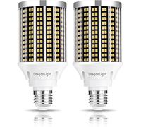 DragonLight 30W Super Bright LED Corn Light Bulbs(250 Watt Equivalent) - E27 Base LED Bulbs - 3000K Warm White 3600 Lumens for Large Area Lighting [Twin Value Pack]