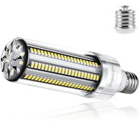 DragonLight 54W Super Bright Corn LED Light Bulb(400 Watt Equivalent) - E27/E40 Large Base LED Bulb - 6000K Daylight 6200 Lumens for Large Area Commercial Ceiling Lighting - Garage Warehouse Barn