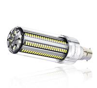 DragonLight 60W Super Bright B22 Bayonet Cap LED Corn Light Bulb(500 Watt Equivalent) - 6000K Daylight 7200 Lumens for Residential and Commercial Ceiling Lighting - Garage Warehouse Workshop