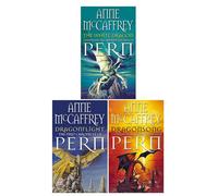 Dragonriders of Pern 3 Books Collection Set by Anne McCaffrey (Dragonflight, The White Dragon, Dragonsong)