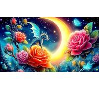 dragons 1000 Pieces Jigsaw Puzzles for Adults Challenging Game Jigsaw Puzzle Home Decors for Adults and Kids Age 12 Years Up 38x52cm/1000pcs