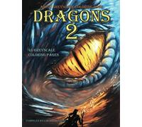 Dragons 2: Adult Greyscale Coloring Book with the theme being dragons. 48 beautiful pages of dragons if you like to color dragons then you will enjoy this book.