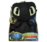 Dragons 6046841 DreamWorks Squeeze and Growl Toothless Plush with Sounds (BLACK DRAGON) (6045117/20103548)