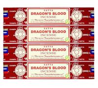 Dragons Blood Incense Sticks 15 Grams x 4 Packs | For Meditation, Yoga, Healing, Aromatherapy, Relxation, Spirituality | By Rushant
