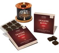 Dragons Blood Smokeless Incense Bricks & Tree of Life Burner, Aromafume