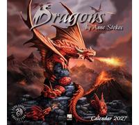 Dragons by Anne Stokes Wall Calendar 2027 (Art Calendar): Original Flame Tree Publishing-Kalender [Kalender]