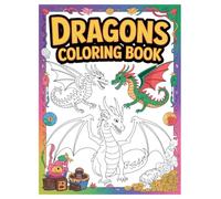 Dragons Coloring Book: 100 Cute Woodland Dragons for Kids: Enchanting Designs for Creative Fun and Stress Relief