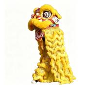 Dragons Dance Dance of Chinese Lion, Chinese New Year, Traditional Folk Action Accessories, Suitable for Height 100-185cm(Yellow,100cm/39in)