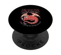 Dragons don't Snore they Roar in sleep Fantasy Creature PopSockets Adhesive PopGrip