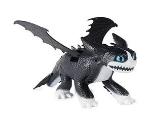 Dragons DreamWorks Fire and Flight 30.4-cm Thunder Figure with Lights and Sounds, The Nine Realms, Kids’ Toys for Ages 4 and Up