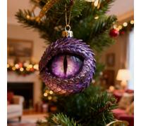 Dragon's Eye Christmas Ornament,2D Acrylic Realistic Dragon Eye Design Pendant,Enchanted Dragons Eyes Ornament - a Magical Touch for Your Holiday Tree,Art Giftunique for Fantasy Lovers