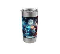Dragons Fighting Stainless Steel Insulated Tumbler