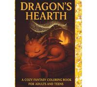 Dragon's Hearth: A Cozy Fantasy Coloring Book for Adults, Teens And Kids