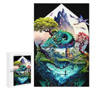 Dragon's Heartland Fantasy, 1000 PCS Adult Tabletop Puzzle, Winter Gift - to Assemble, Frame And Display