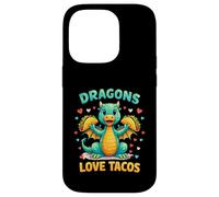 Dragons Love Tacos Costume Mexican Taco Dragon Kids Mexico Case for iPhone 14 Pro